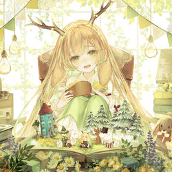 This is a pixiv picture whose title is 【お仕事】月野木チロルちゃん.