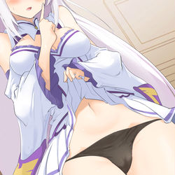 This is a pixiv picture whose title is エミリアたそ.