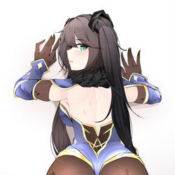 This is a pixiv picture whose title is モナ(原神).