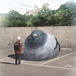 This is a pixiv picture whose title is たぶん乗用車.