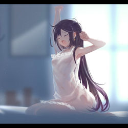 This is a pixiv picture whose title is 莫娜起床搬砖啦！.