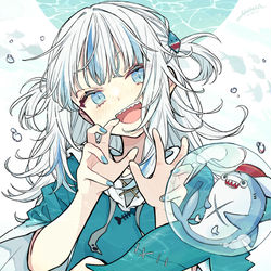 This is a pixiv picture whose title is サメちゃん.