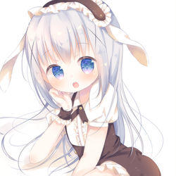 This is a pixiv picture whose title is フルールチノちゃん🐰.
