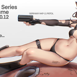 This is a pixiv picture whose title is Mercenary series.