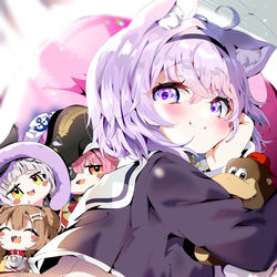 This is a pixiv picture whose title is おかゆん🍙.