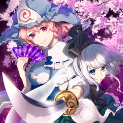 This is a pixiv picture whose title is 🌸.