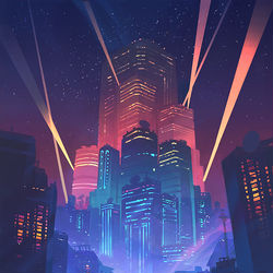 This is a pixiv picture whose title is Cyberpunk 2077.