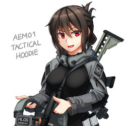 This is a pixiv picture whose title is AEM01 Tactical Hoodie.