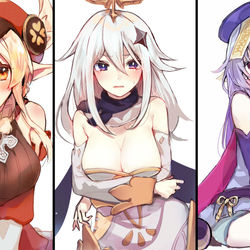This is a pixiv picture whose title is 【注】大人化してみた.