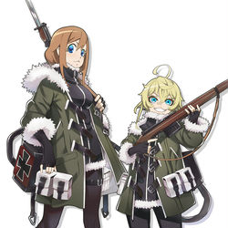 This is a pixiv picture whose title is ターニャとヴィーシャ.