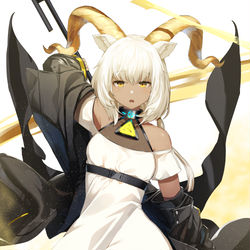 This is a pixiv picture whose title is 【アークナイツ】ビーズワクス.