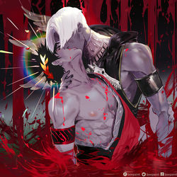 This is a pixiv picture whose title is Kiss of styx.