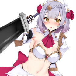 This is a pixiv picture whose title is ビキニアーマーメイド.