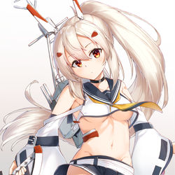 This is a pixiv picture whose title is 綾波改.