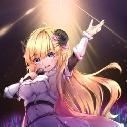 This is a pixiv picture whose title is 角巻わため.