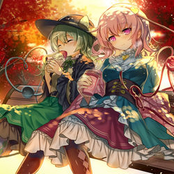 This is a pixiv picture whose title is 紅葉古明地.