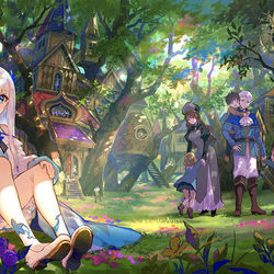 This is a pixiv picture whose title is 賢者の弟子を名乗る賢者.