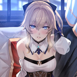 This is a pixiv picture whose title is 冬の寒い夜.