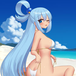 This is a pixiv picture whose title is アクアSS2.