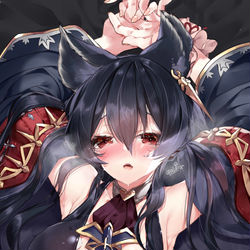 This is a pixiv picture whose title is べろちゅー５秒後.