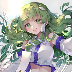 This is a pixiv picture whose title is 祀られる風の人間.