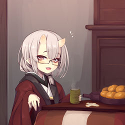 This is a pixiv picture whose title is こっち来てお入り.