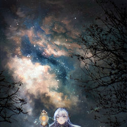 This is a pixiv picture whose title is 星景写真.