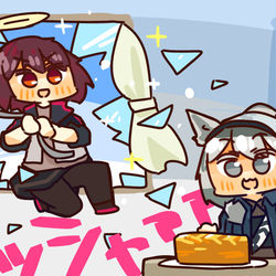 This is a pixiv picture whose title is アップルパイ警察.