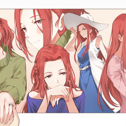This is a pixiv picture whose title is 「絵を描く男は嫌いなの。」.