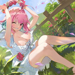 This is a pixiv picture whose title is 花畑のりあむ✨🌺.
