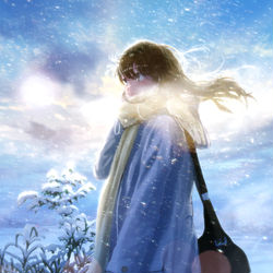This is a pixiv picture whose title is ダイヤモンドダスト.