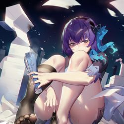 This is a pixiv picture whose title is 人间词话.
