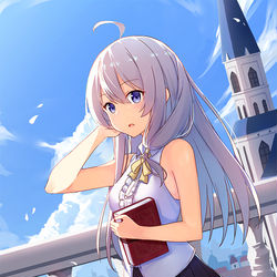 This is a pixiv picture whose title is 灰の魔女.