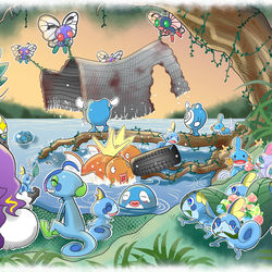 This is a pixiv picture whose title is ２５　ぼくらは祝福されている.