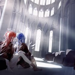 This is a pixiv picture whose title is The past.