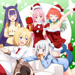 This is a pixiv picture whose title is Merry X'mas 2020 Hololive Vers..