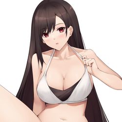 This is a pixiv picture whose title is 蒂法tifa.