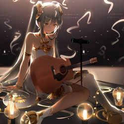This is a pixiv picture whose title is M　I　K　U.