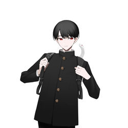 This is a pixiv picture whose title is 中学生高峰くん.