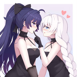 This is a pixiv picture whose title is 琪亚娜&芽衣.