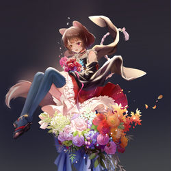 This is a pixiv picture whose title is 愛を込めて.