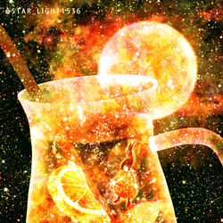 This is a pixiv picture whose title is 月夜に揺蕩う.