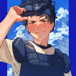 This is a pixiv picture whose title is 阿部誕2020.