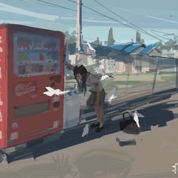This is a pixiv picture whose title is practice.