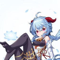 This is a pixiv picture whose title is 甘雨.