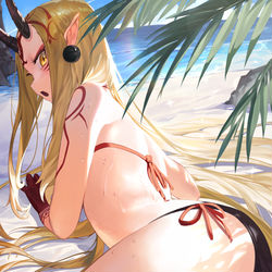 This is a pixiv picture whose title is 茨木童子.