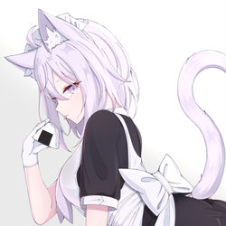 This is a pixiv picture whose title is メイドおかゆ.