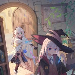 This is a pixiv picture whose title is 乐于助人艾小姐.