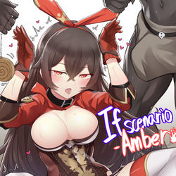 This is a pixiv picture whose title is If scenario - Amber.