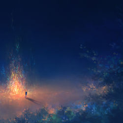 This is a pixiv picture whose title is 透明.